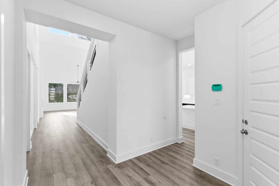 Spacious, unfurnished interior of a new home in Buffalo Crossing, Cibolo (Image 21). Spacious, unfurnished interior of a new home in Buffalo Crossing, Cibolo (Image 21).