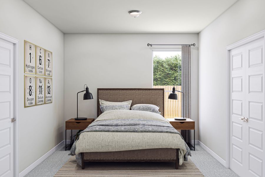 Representative furnished interior of a home built from the Fairfield by Tri Pointe Homes in Lagos Reserve, Manor (Image 8).