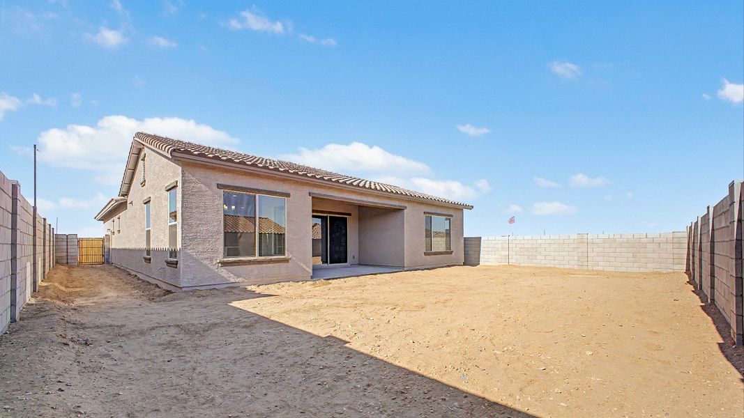 Exterior details and patio area of a home in Arroyo Seco - Hacienda, Buckeye (Image 20). Exterior details and patio area of a home in Arroyo Seco - Hacienda, Buckeye (Image 20).