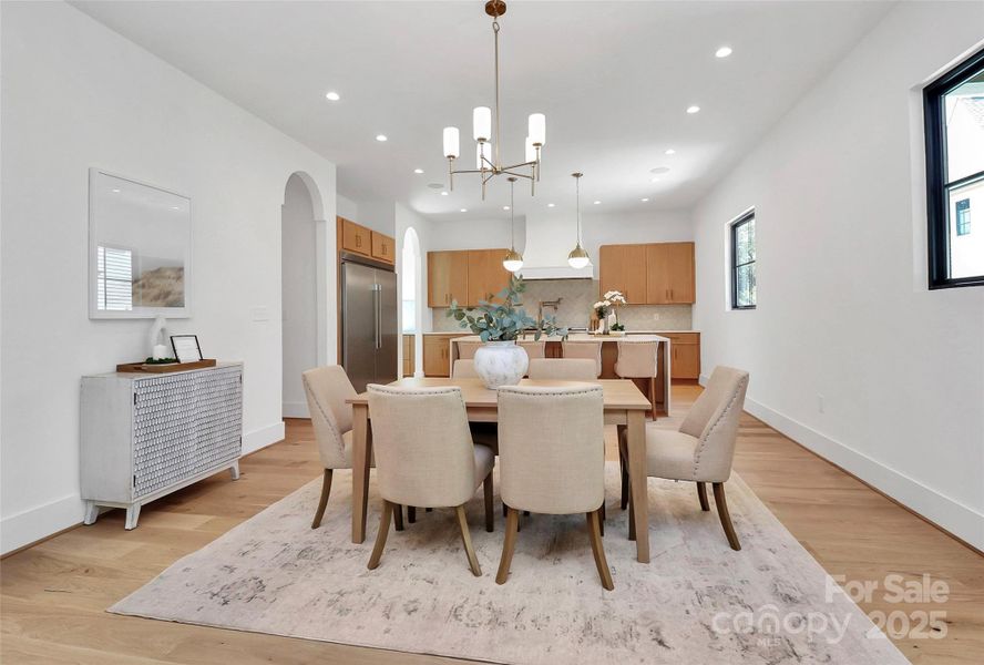 Furnished interior view inside a new home in , Charlotte (Image 32).