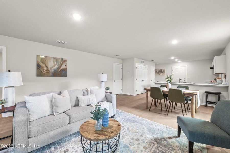 Furnished interior view inside a new home in , Jacksonville (Image 6).