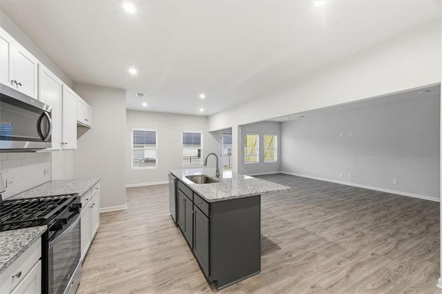 Furnished interior view inside a new home in Park Center Pointe, Mableton (Image 5).