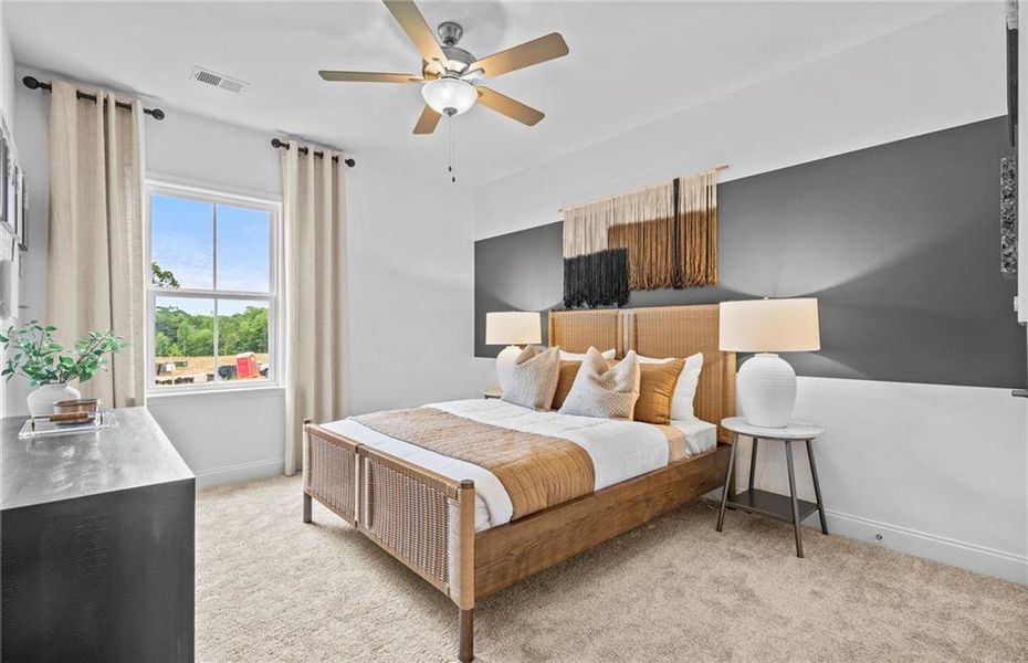 Furnished interior view inside a new home in Briar Creek, Atlanta (Image 7).