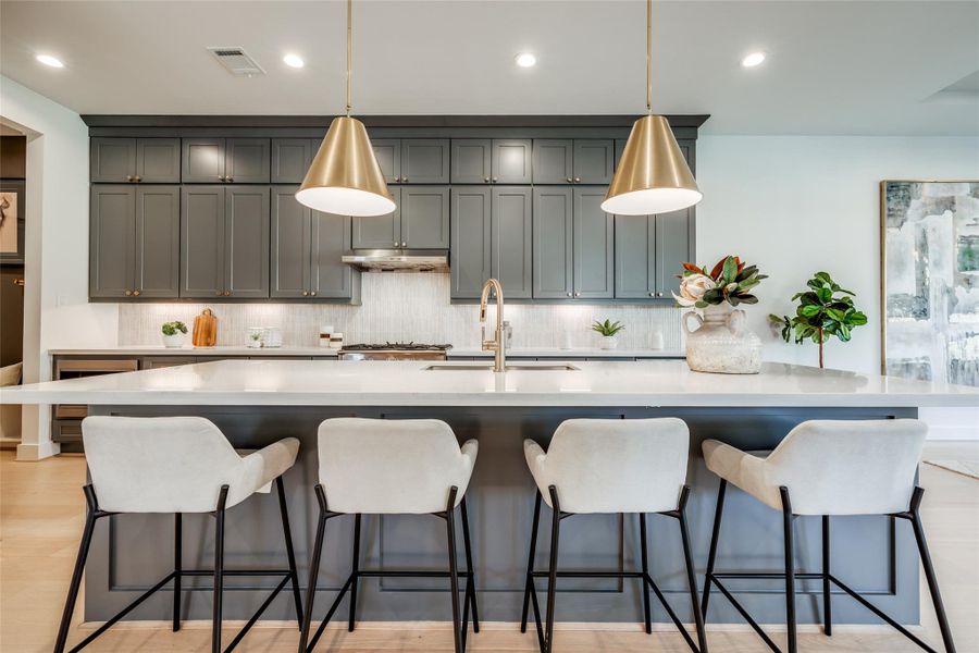 Furnished interior view inside a new home in , Houston (Image 10).