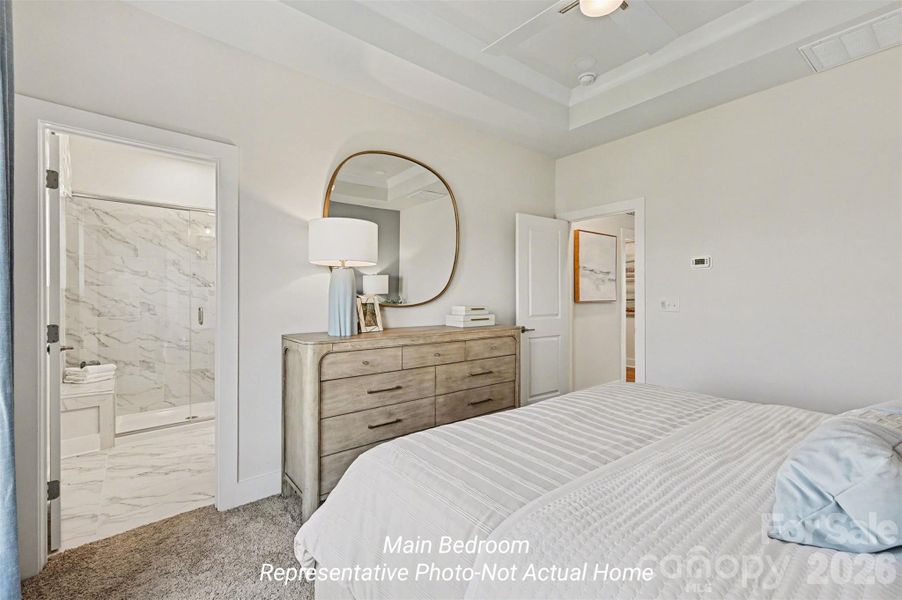 Furnished interior view inside a new home in , Charlotte (Image 16).