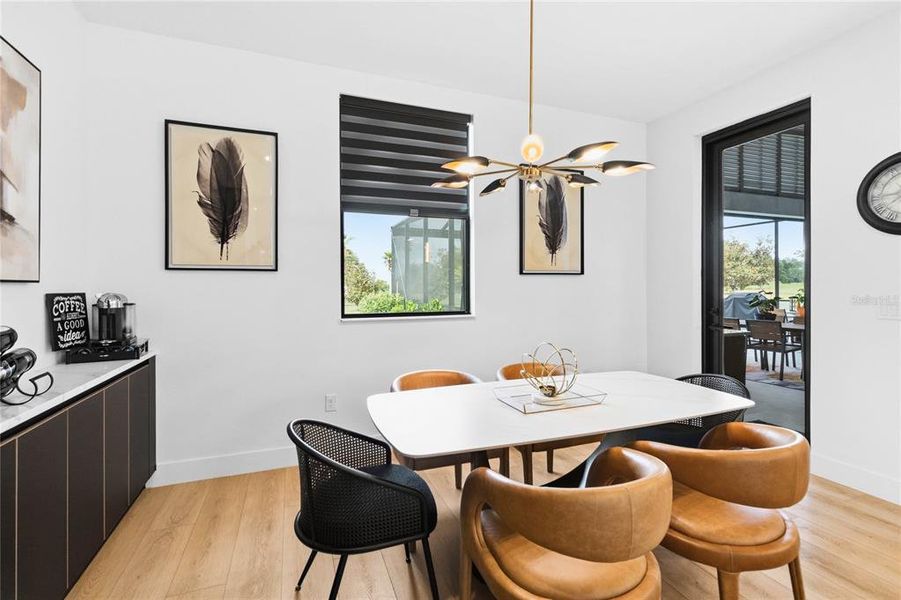 Furnished interior view inside a new home in , Groveland (Image 54).