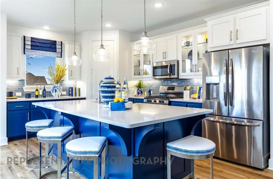 Furnished interior view inside a new home in Bel Air Village: 50ft. lots, Sherman (Image 38).