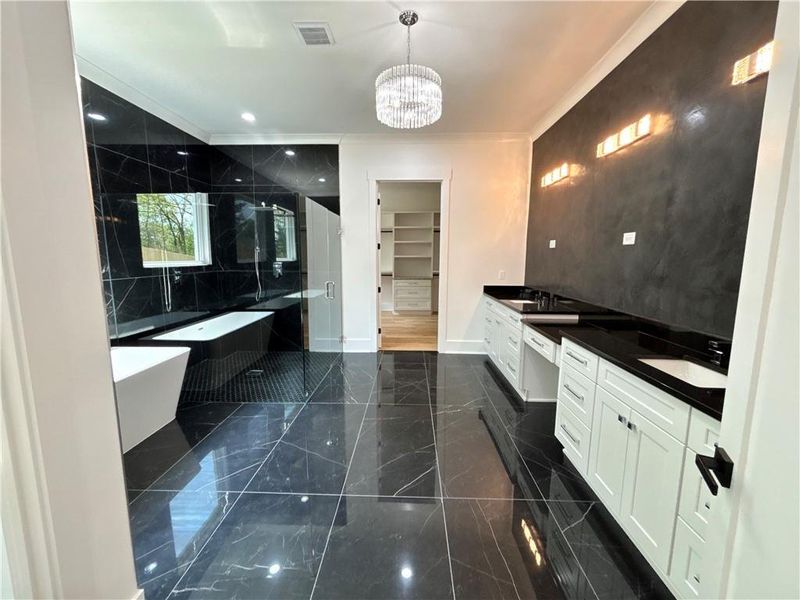 Furnished interior view inside a new home in , Buford (Image 16).