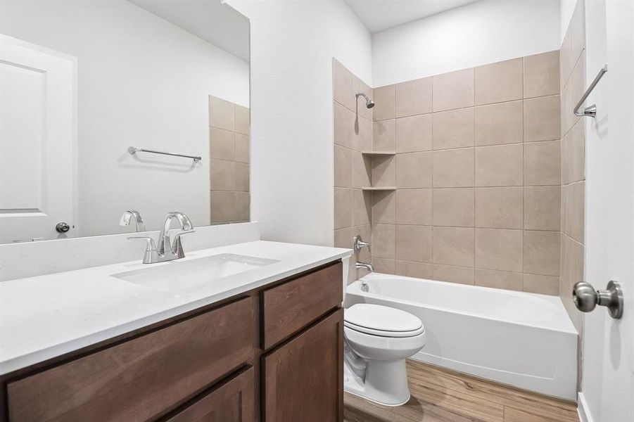 Furnished interior view inside a new home in Overland Grove, Forney (Image 10).