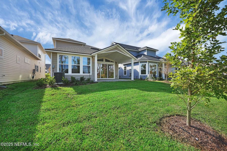 Exterior details and patio area of a home in Crosswinds at Nocatee, Ponte Vedra (Image 30).