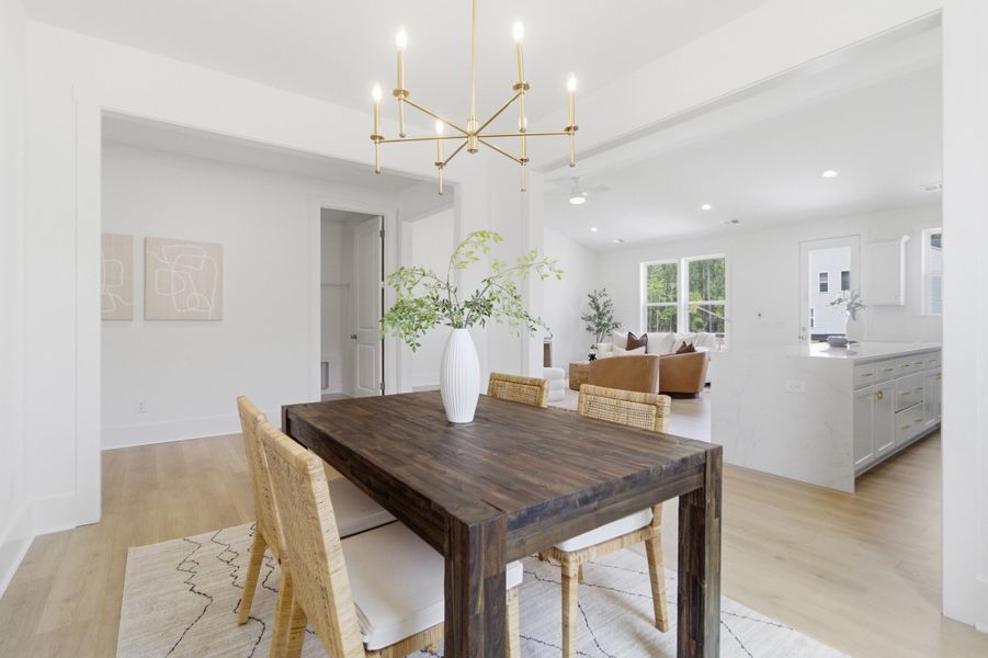 Furnished interior view inside a new home in , Ravenel (Image 8).