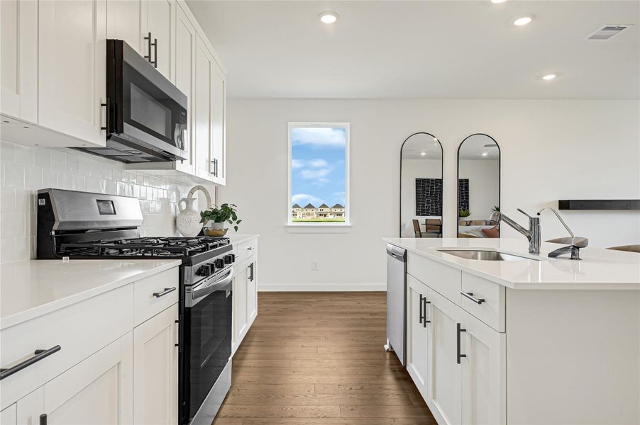 Furnished interior view inside a new home in , Katy (Image 17).