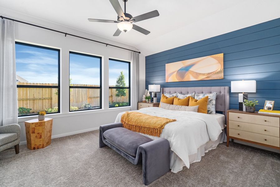 Representative furnished interior of a home built from the The Gardenia by David Weekley Homes in Audubon - Terrace Collection, Magnolia (Image 3).