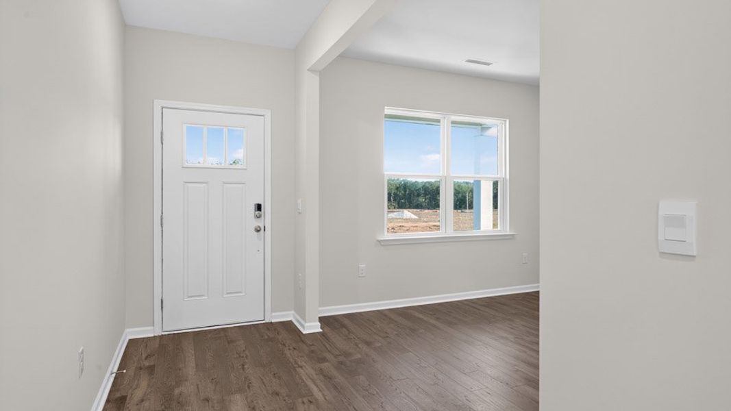 Spacious, unfurnished interior of a new home in Swift Creek Farm, Clayton (Image 11). Spacious, unfurnished interior of a new home in Swift Creek Farm, Clayton (Image 11).