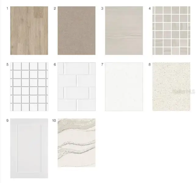 Sample of building materials used in homes in Victoria Lakes, Odessa (Image 15).