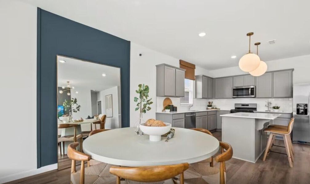 Furnished interior view inside a new home in Bradford Pointe, Summerville (Image 7).