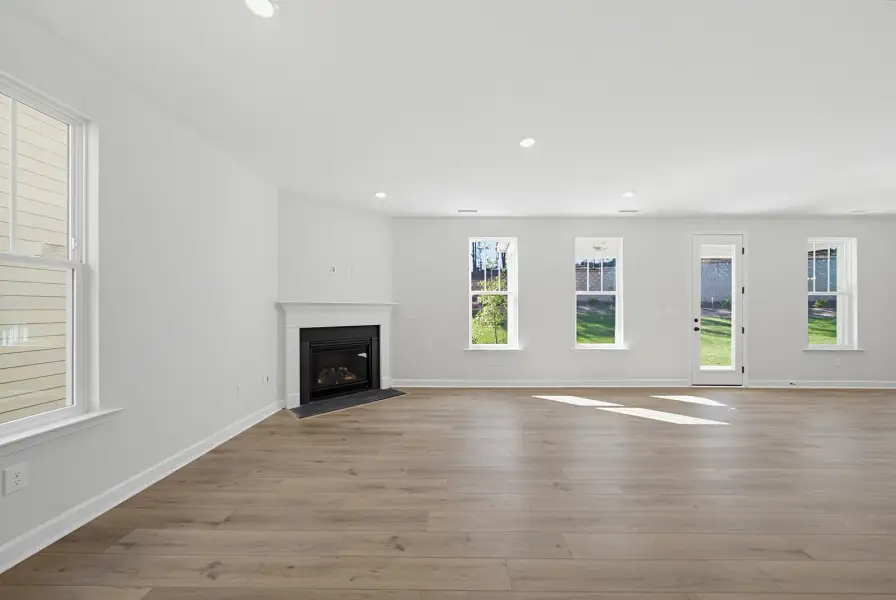 Spacious, unfurnished interior of a new home in Sweetbrier, Durham (Image 21).