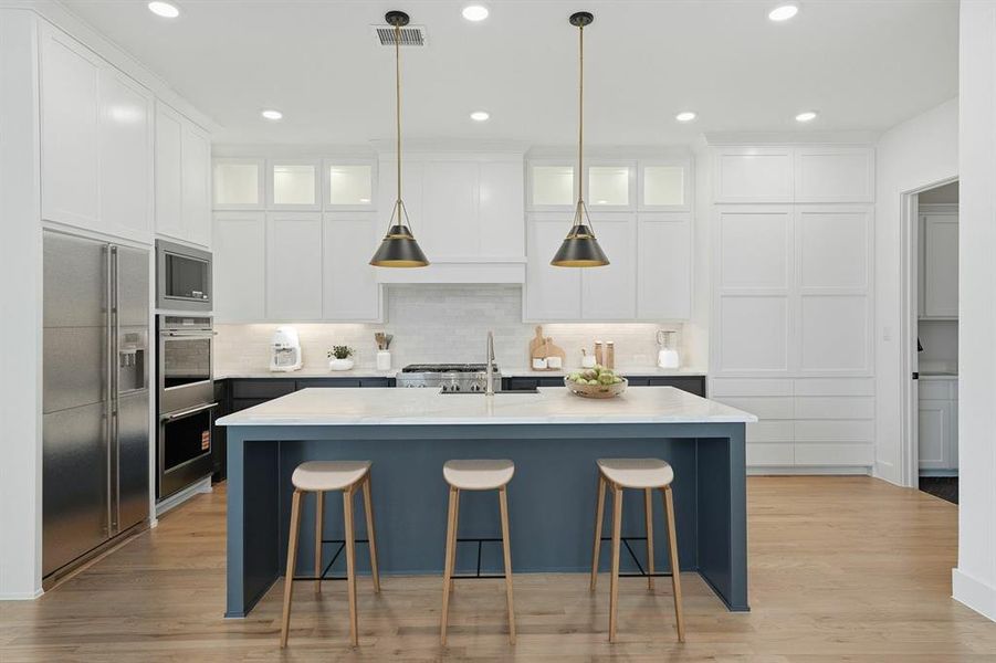 Furnished interior view inside a new home in , Prosper (Image 17).