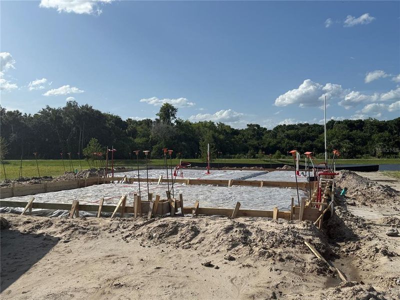 In-progress construction of a new home in Estates at Rivercrest, Sanford, FL (Image 16). In-progress construction of a new home in Estates at Rivercrest, Sanford, FL (Image 16).