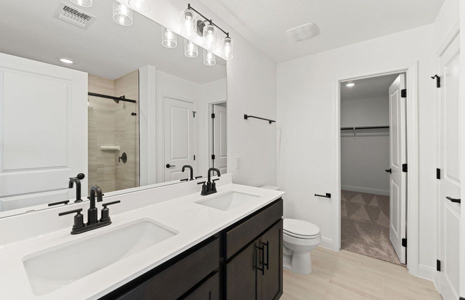 Furnished interior view inside a new home in Patterson Ranch, Georgetown (Image 5).