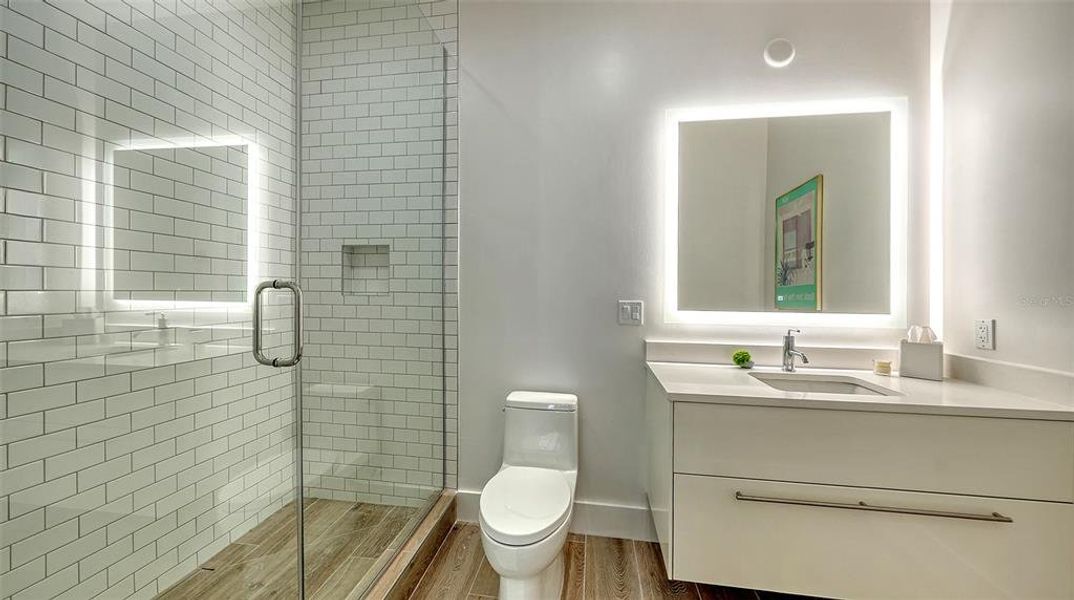 Furnished interior view inside a new home in , Sarasota (Image 16).