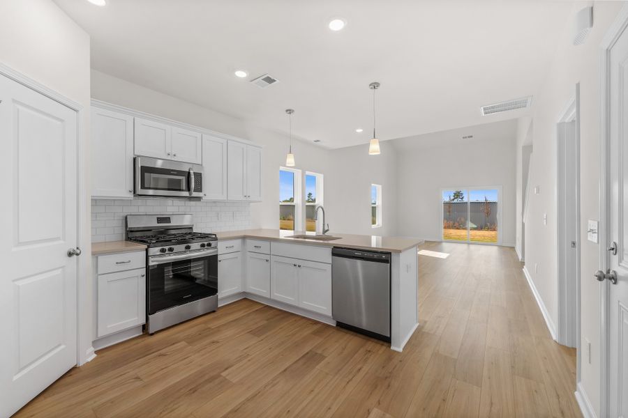 Furnished interior view inside a new home in Tucker Ridge, Pendleton (Image 7). Furnished interior view inside a new home in Tucker Ridge, Pendleton (Image 7).