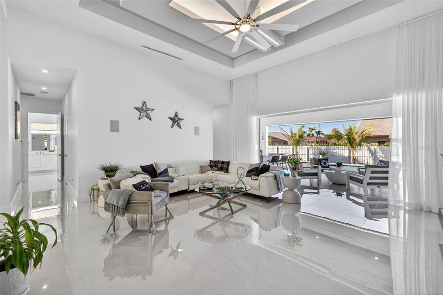 Furnished interior view inside a new home in , Cape Coral (Image 32).