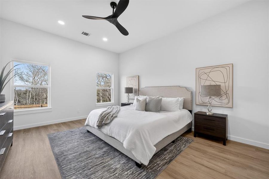 Furnished interior view inside a new home in , Dallas (Image 31).