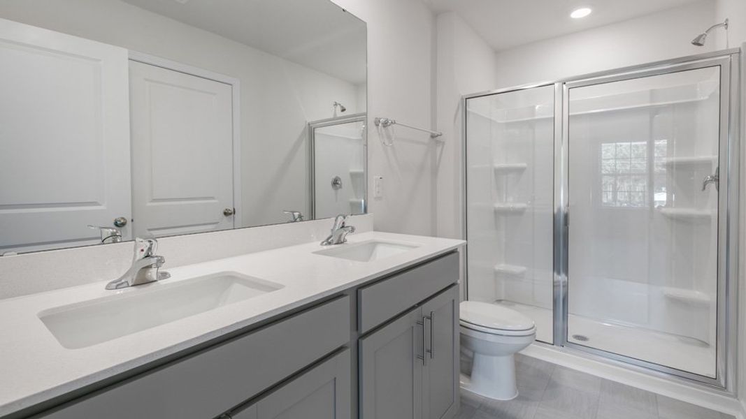 Furnished interior view inside a new home in Brightwood Farm, Whitsett (Image 9).