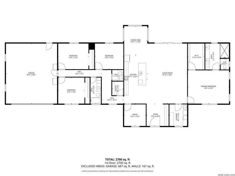2D floor plan layout of this home in , San Antonio, TX (Image 4).