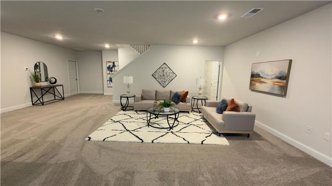 Furnished interior view inside a new home in Habersham Meadows, Demorest (Image 40).