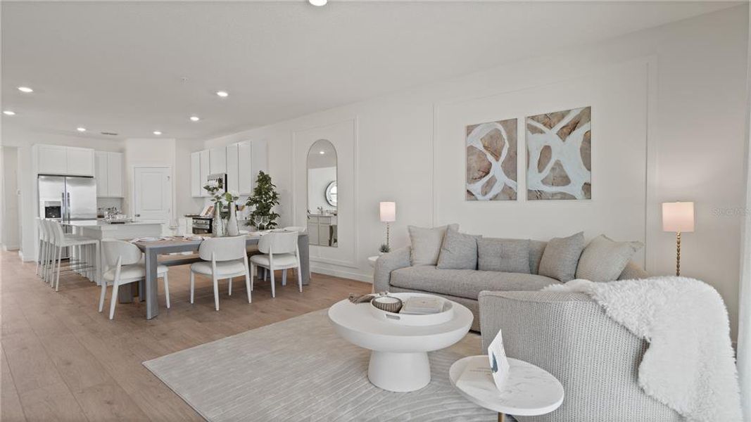 Furnished interior view inside a new home in , Clermont (Image 11).