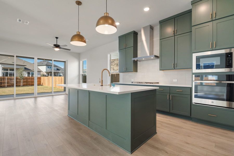 Furnished interior view inside a new home in Heritage, Dripping Springs (Image 9).