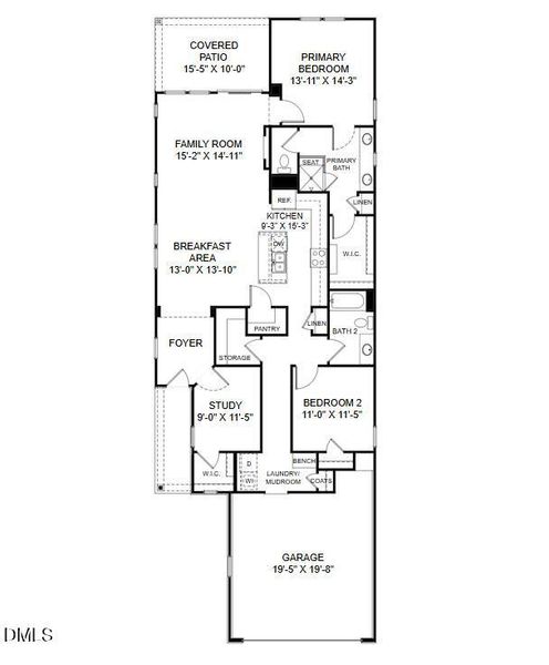 Homesite 231 Floorplan Homesite 231 Floorplan