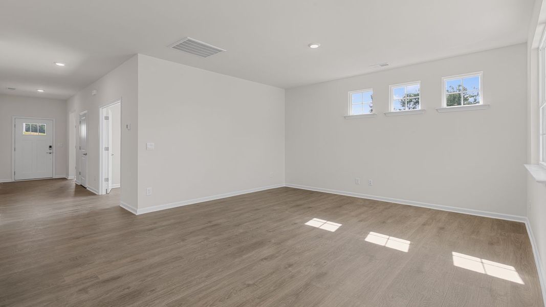 Spacious, unfurnished interior of a new home in The Villas at Kinsley, Jamestown (Image 17).