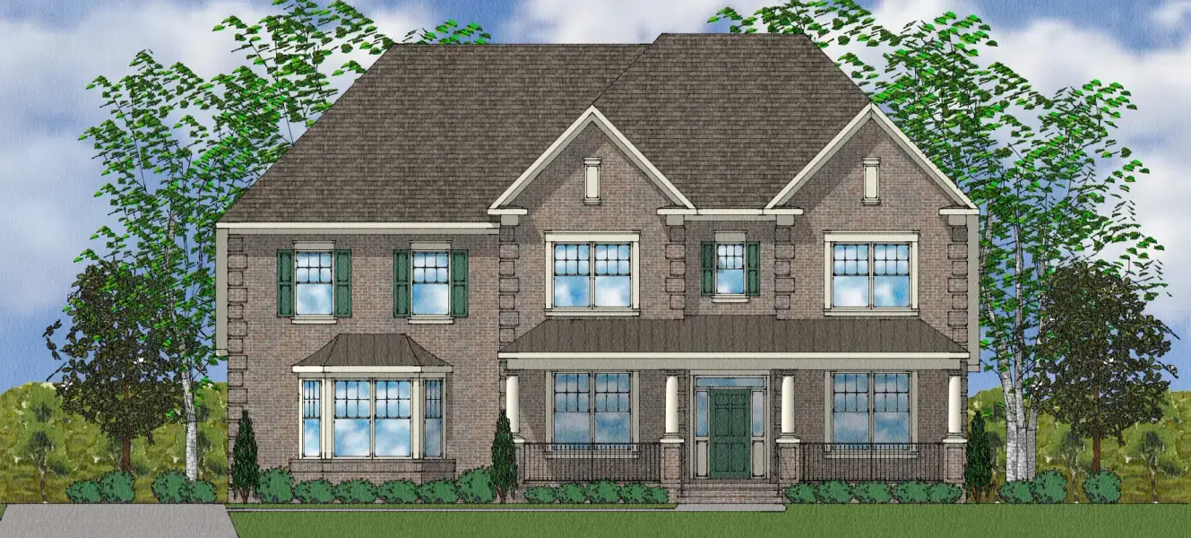Representative exterior photo of a completed home built from the Patterson II - Elite Collection by Mungo Homes in Suter Estates, Easley, SC (Image 44). Representative exterior photo of a completed home built from the Patterson II - Elite Collection by Mungo Homes in Suter Estates, Easley, SC (Image 44).