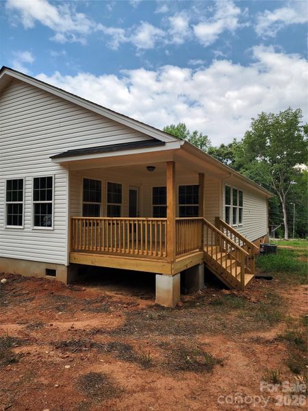 Covered Rear Deck