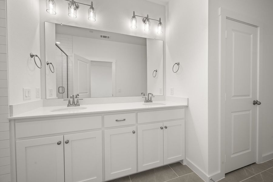 Furnished interior view inside a new home in Wildridge, Oak Point (Image 10).