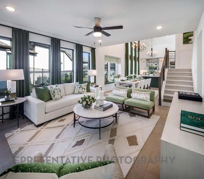 Furnished interior view inside a new home in Hillstead, Lavon (Image 24).