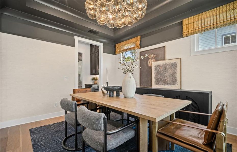 Furnished interior view inside a new home in Sterling Pointe, Cumming (Image 12).