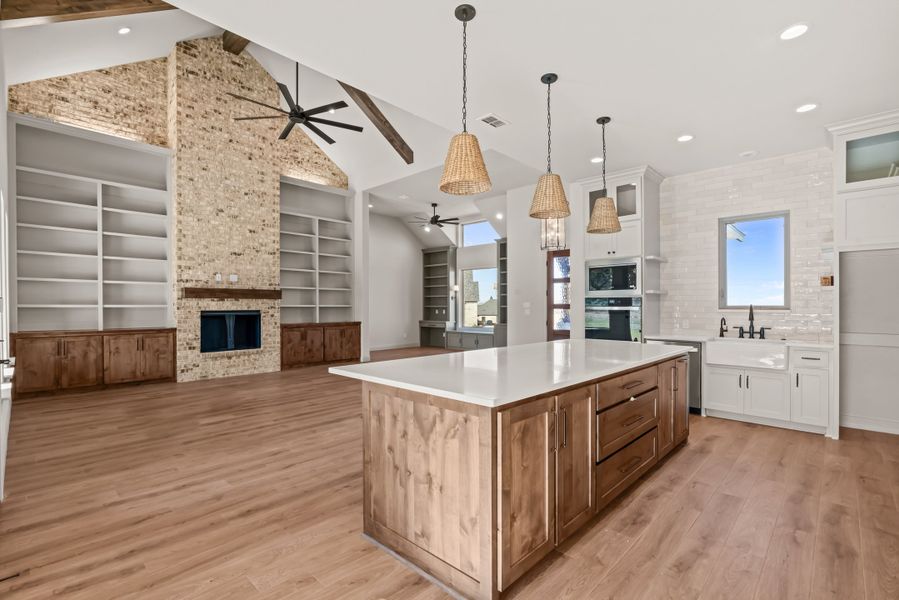 Furnished interior view inside a new home in Parker Meadows, Weatherford (Image 6).