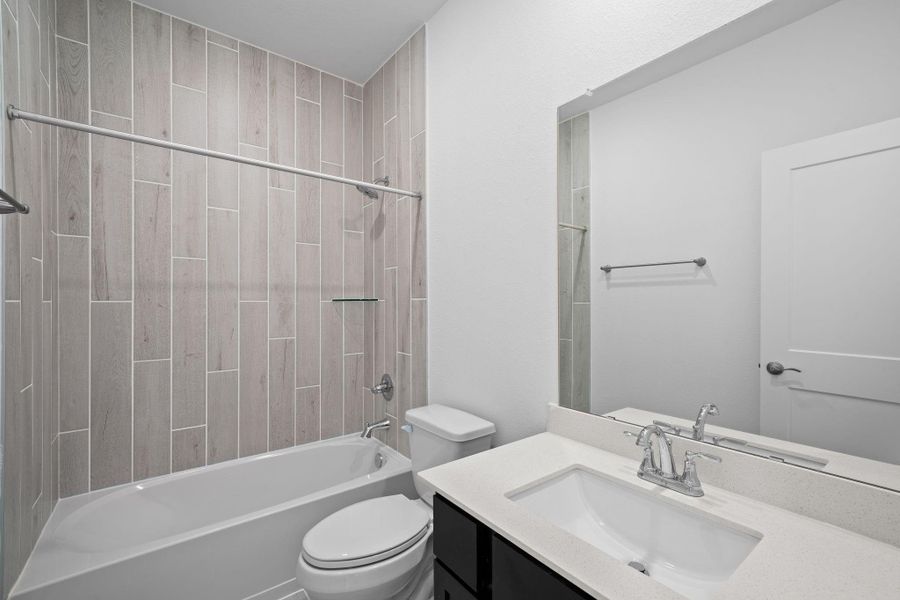 Furnished interior view inside a new home in Sienna, Missouri City (Image 5). Furnished interior view inside a new home in Sienna, Missouri City (Image 5).