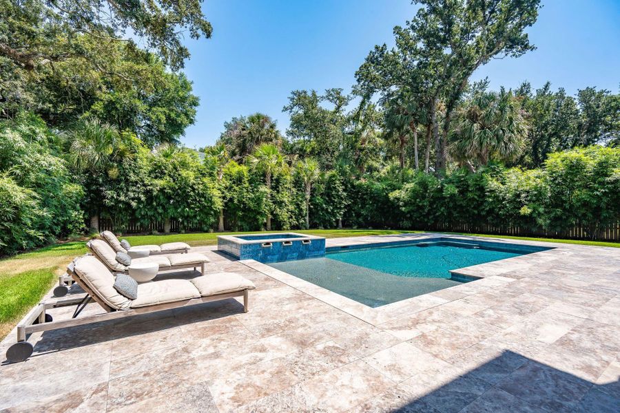 Exterior details and patio area of a home in , Isle Of Palms (Image 32).