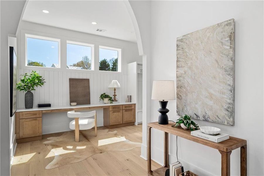 Furnished interior view inside a new home in Echo at Crabapple, Milton (Image 36).