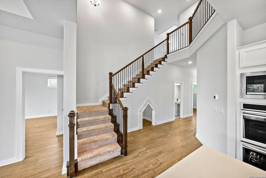 Furnished interior view inside a new home in Davis Ranch 60', San Antonio (Image 16).
