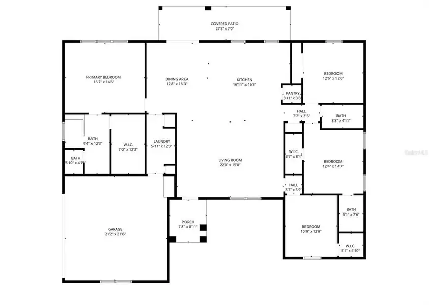 2D floor plan layout of this home in , Ocala, FL (Image 5).
