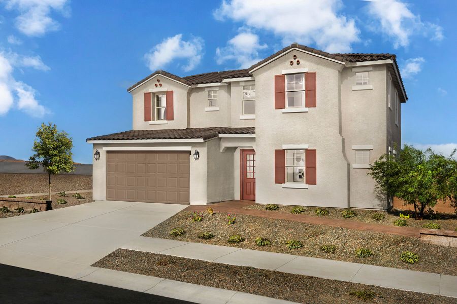 Representative exterior photo of a completed home built from the Slate by Mattamy Homes in Miravida, Surprise, AZ (Image 26).
