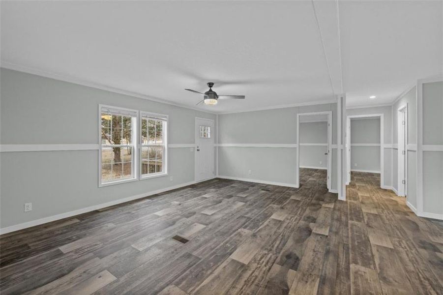 Spacious, unfurnished interior of a new home in , Loganville (Image 27). Spacious, unfurnished interior of a new home in , Loganville (Image 27).