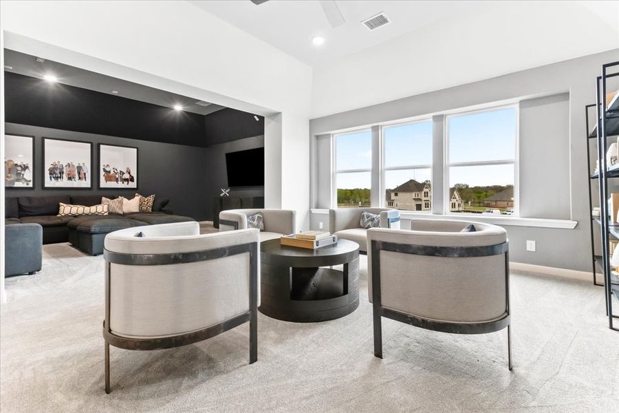 Furnished interior view inside a new home in Nelson Lake, Rockwall (Image 10).