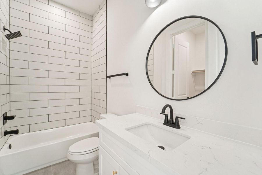 Furnished interior view inside a new home in , Houston (Image 21).